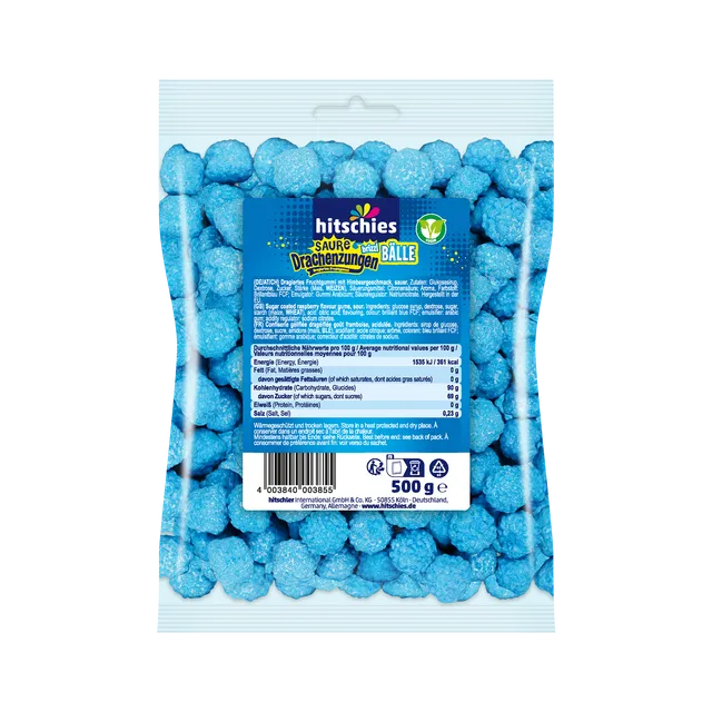 hitschies-saure-drachenzungen-brizzl-b-lle-blau-fruchtgummi-blaue-himbeere-mit-b image 1