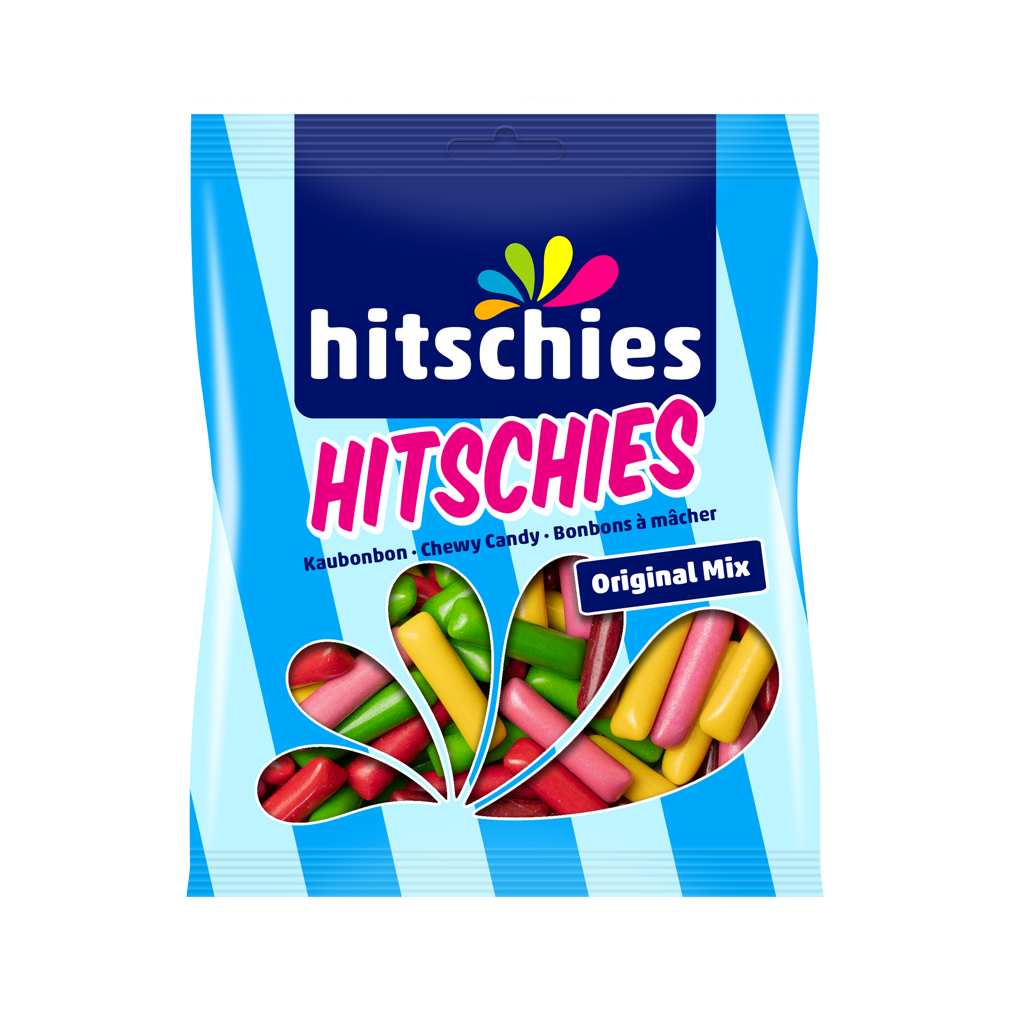 hitschies-hitschies-original-mix-kaudragees-5-sorten-fruchtig-knackig image 1