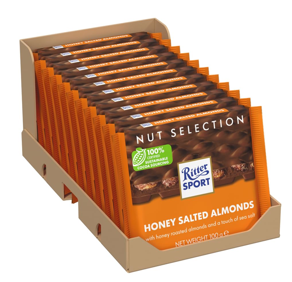 ritter-sport-honig-salz-mandel-schokoladentafel-11-x-100g image 1