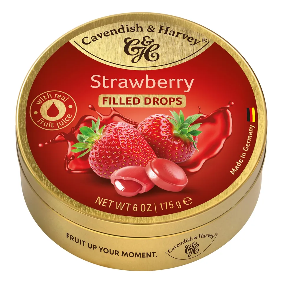 cavendish-harvey-strawberry-drops-gef-llte-fruchtbonbons-175g-dose image 1