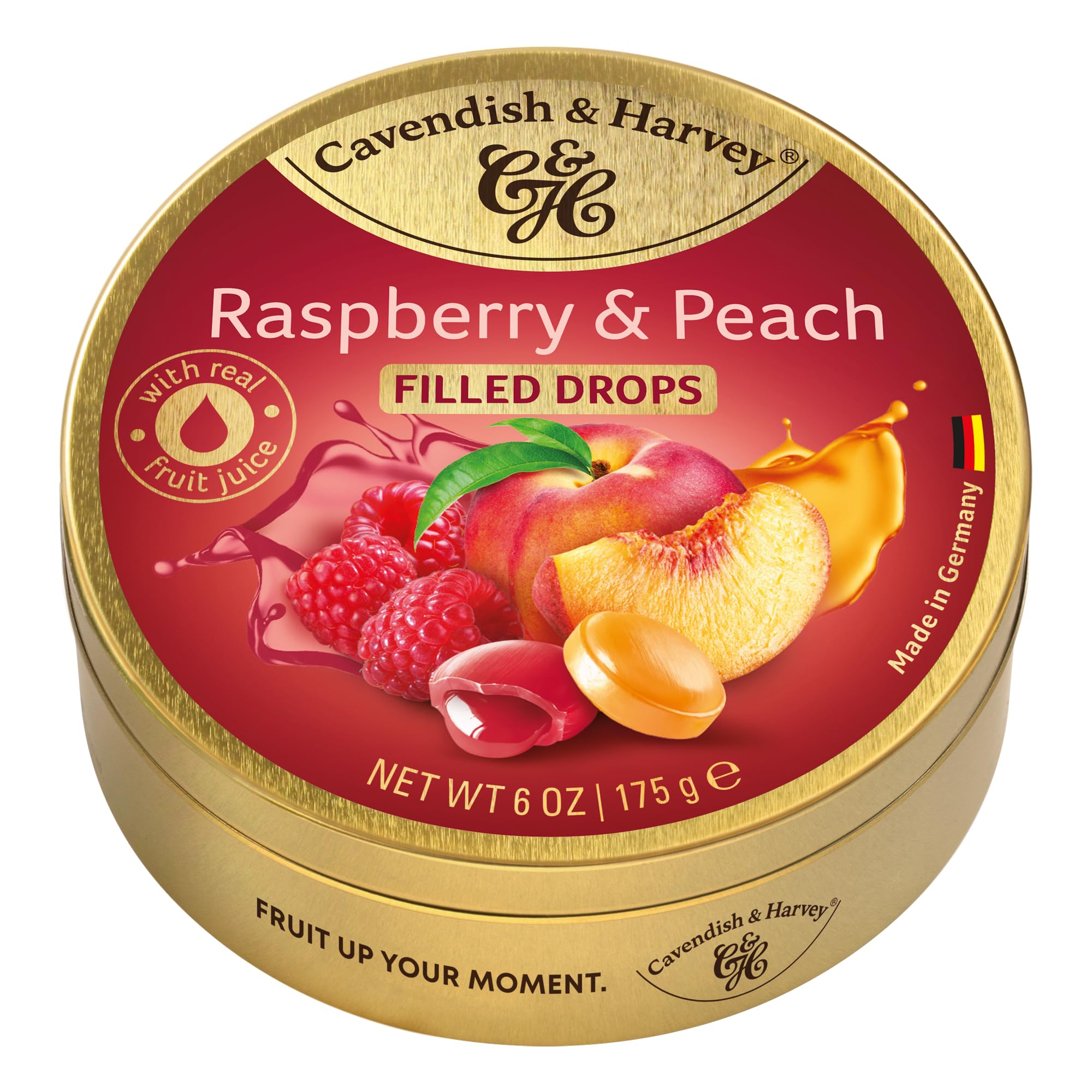 cavendish-harvey-raspberry-peach-drops-gef-llt-175g-dose image 1