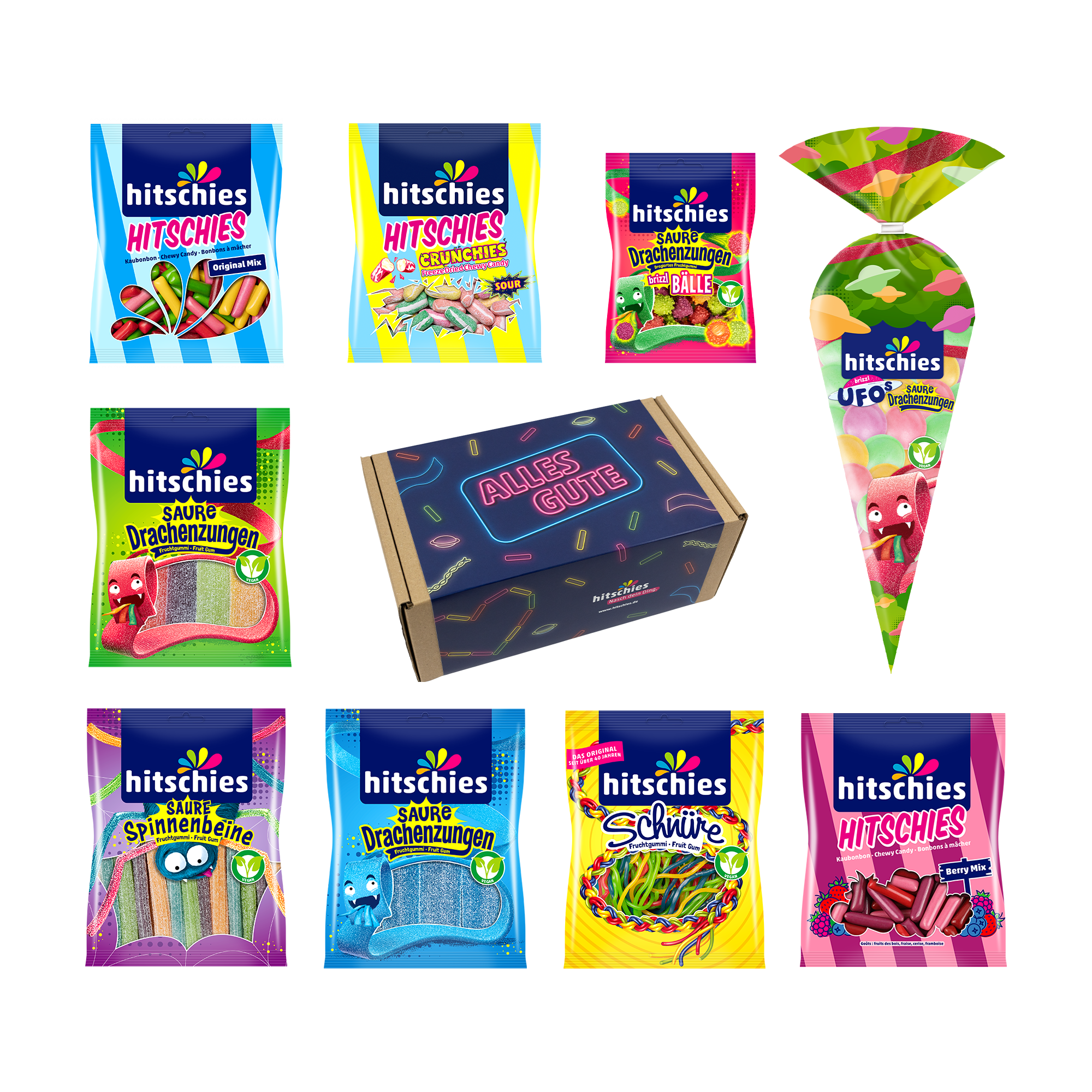 hitschies-alles-gute-box-geschenkbox-neon-banderole image 2