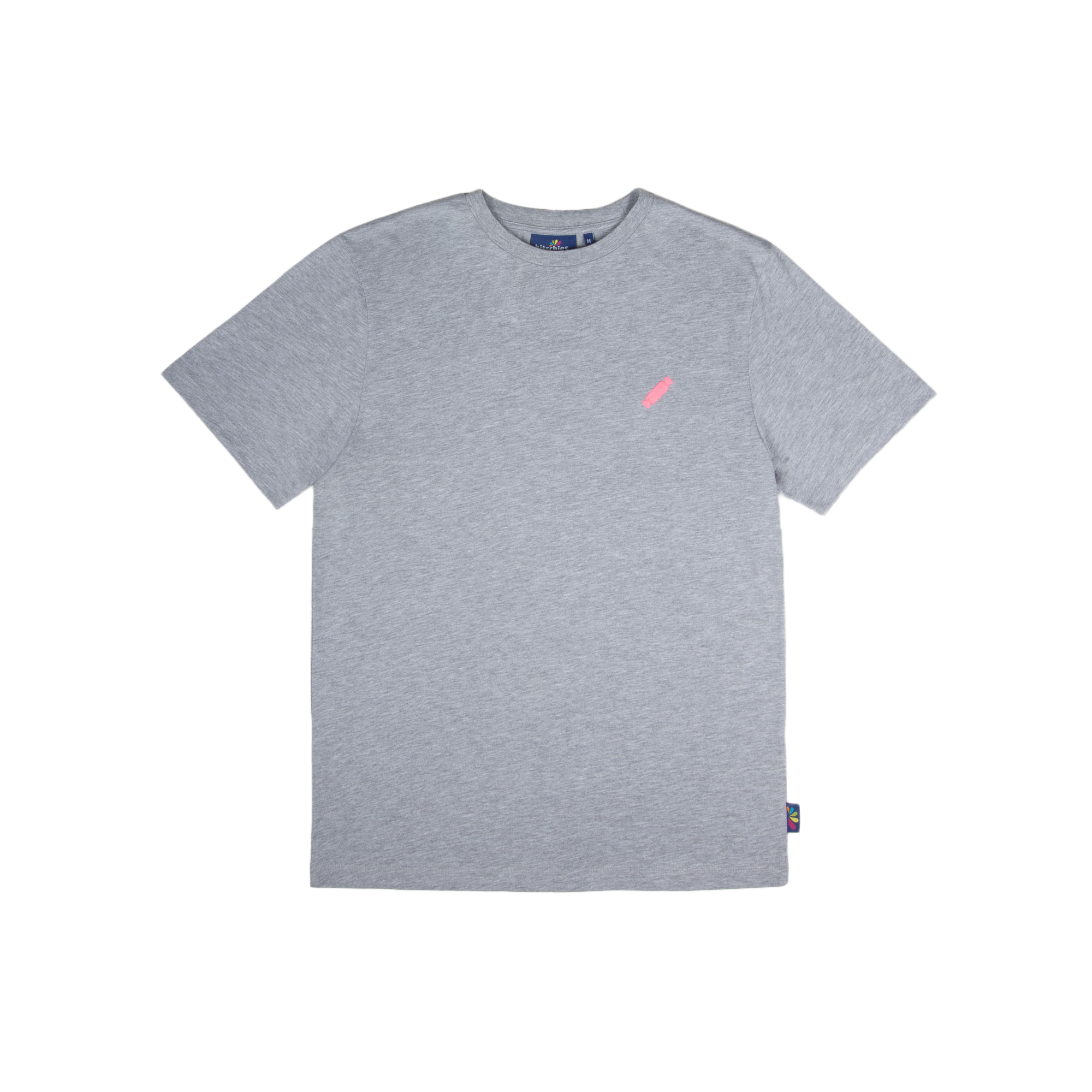 hitschies-softi-t-shirt-grau-unisex-shirt-aus-100-baumwolle image 1