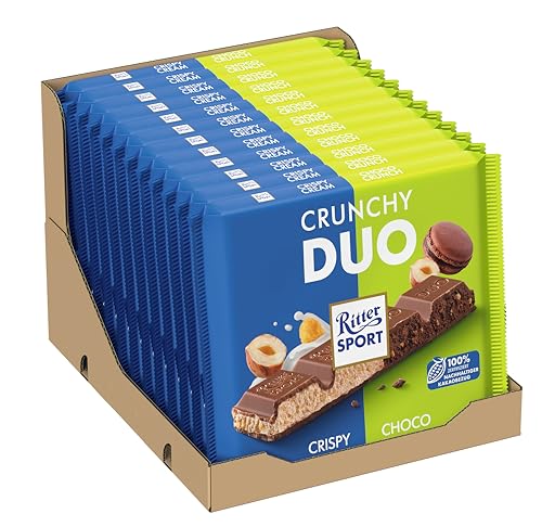 ritter-sport-crunchy-duo-vollmilchschokolade-haselnuss-kakao-12-x-218-g-gro-tafe image 4