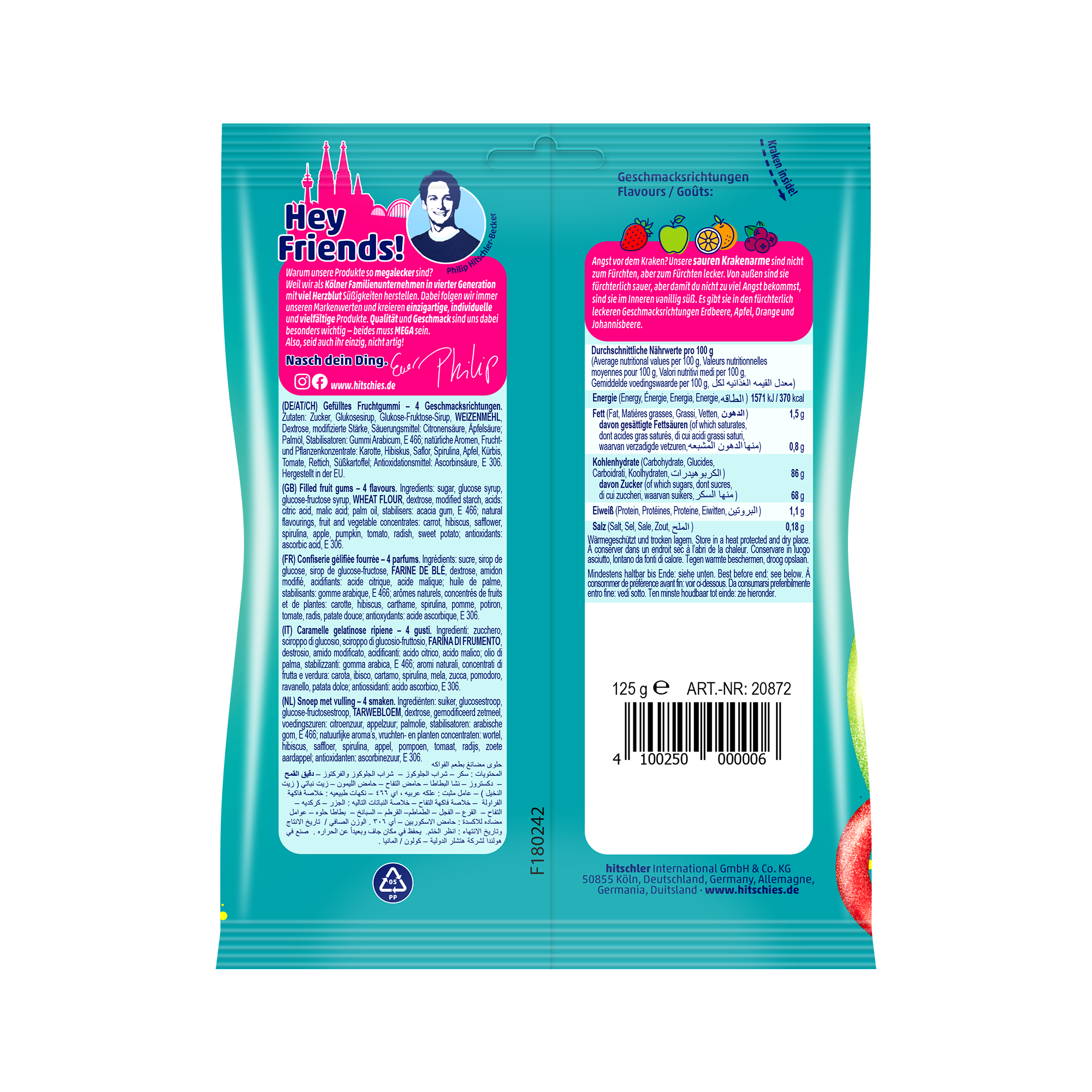 hitschies-saure-krakenarme-fruchtgummi-stangen image 2