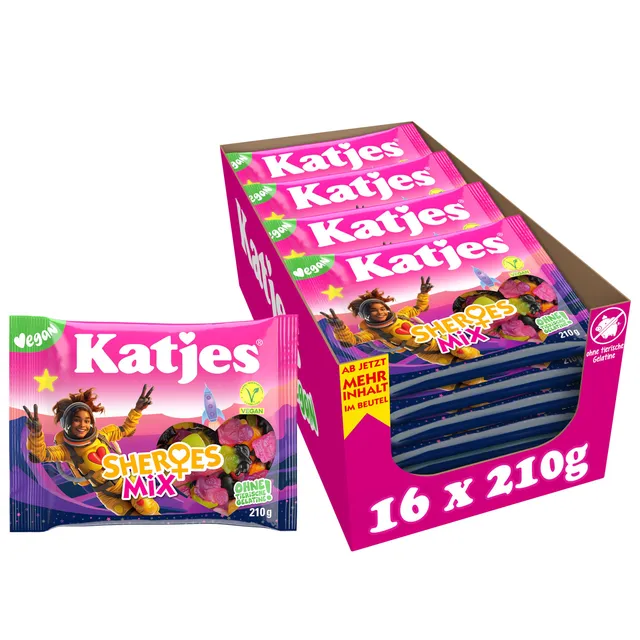 katjes-sheroes-mix-fruchtgummi-vorratspack-vegan-16-x-210-g image 1