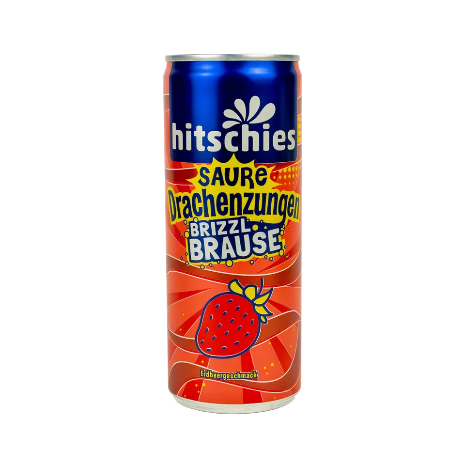 hitschies-saure-drachenzungen-brizzl-brause-erdbeere-0-25l image 1