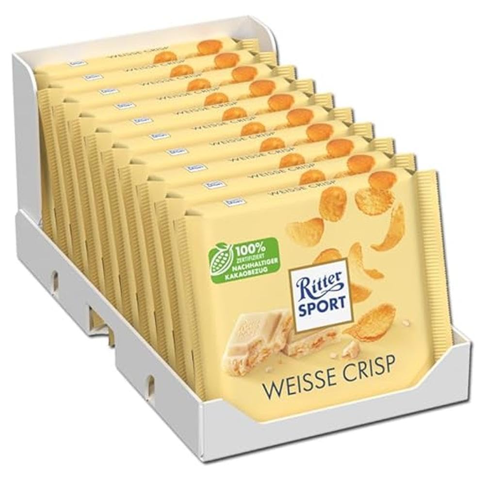 ritter-sport-weisse-crisp-wei-e-schokolade-mit-cerealien-100g image 1
