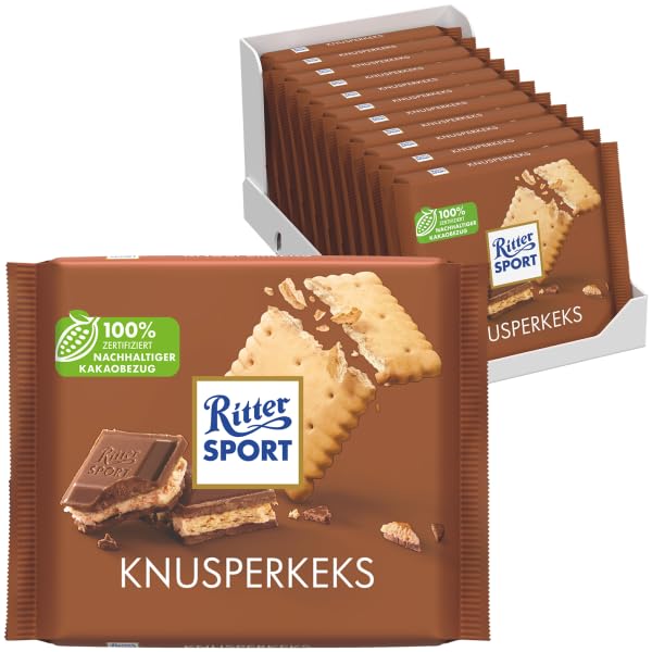 ritter-sport-knusperkeks-vollmilchschokolade-mit-butterkeks-11-x-100-g image 1