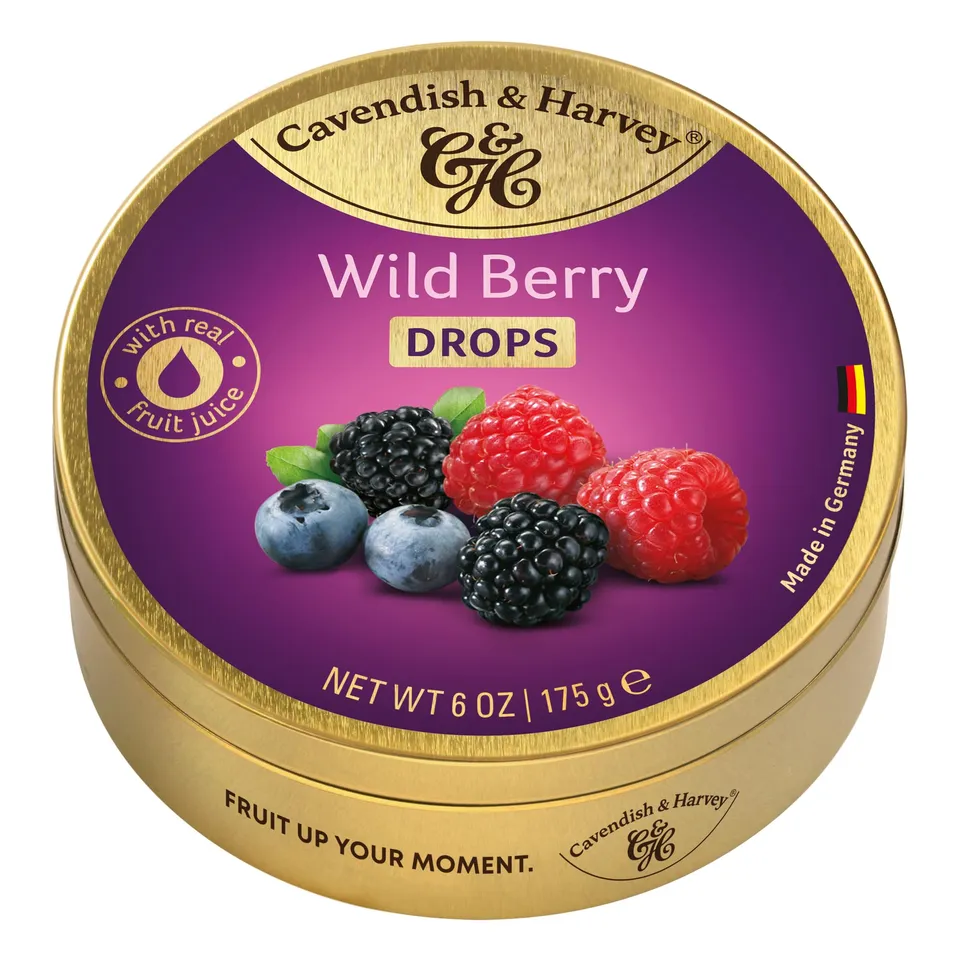 cavendish-harvey-wild-berry-drops-fruchtbonbons-175g-dose image 1