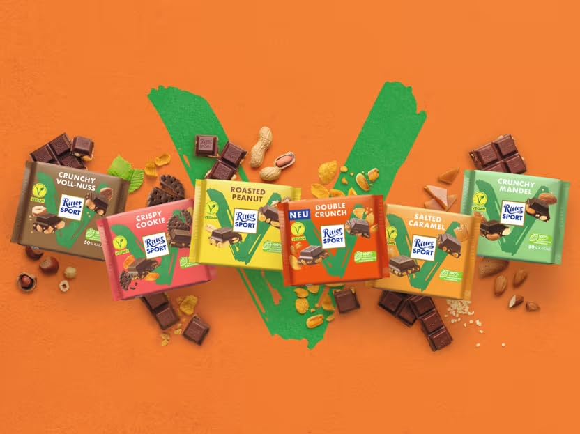 ritter-sport-vegan-double-crunch-vegane-schokolade-mais-crisp-10-x-100-g image 5