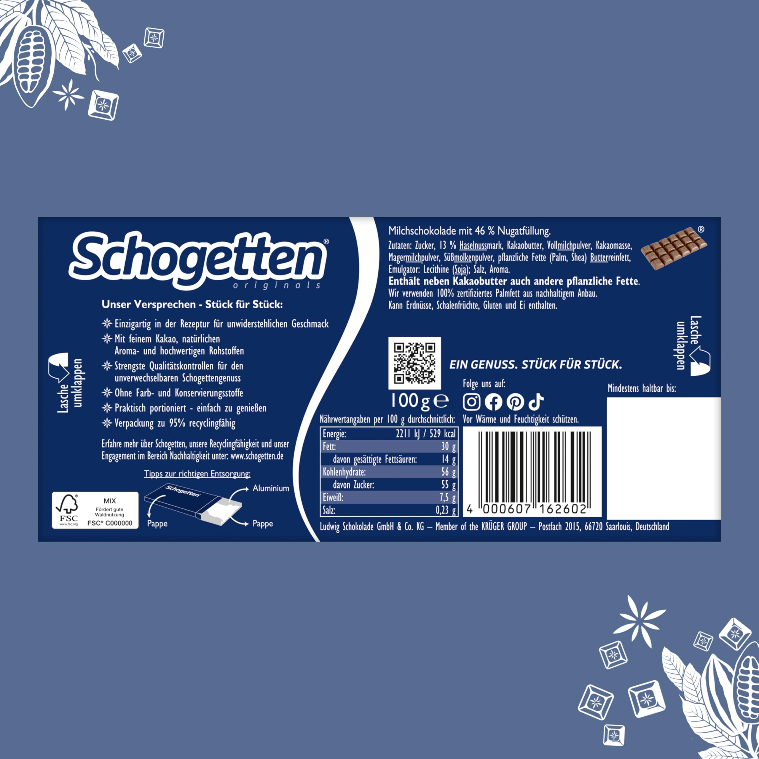 schogetten-nugat-vollmilchschokolade-100g image 2