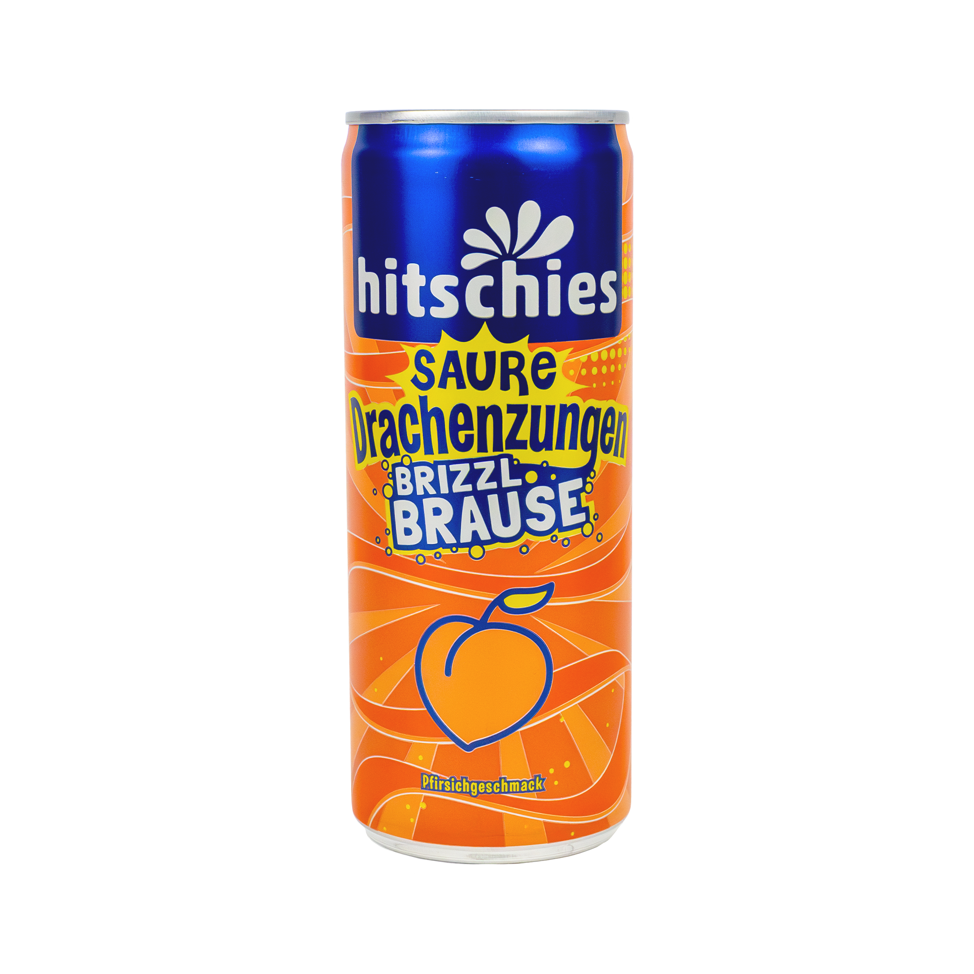 hitschies-saure-drachenzungen-brizzl-brause-pfirsich-0-25l image 1