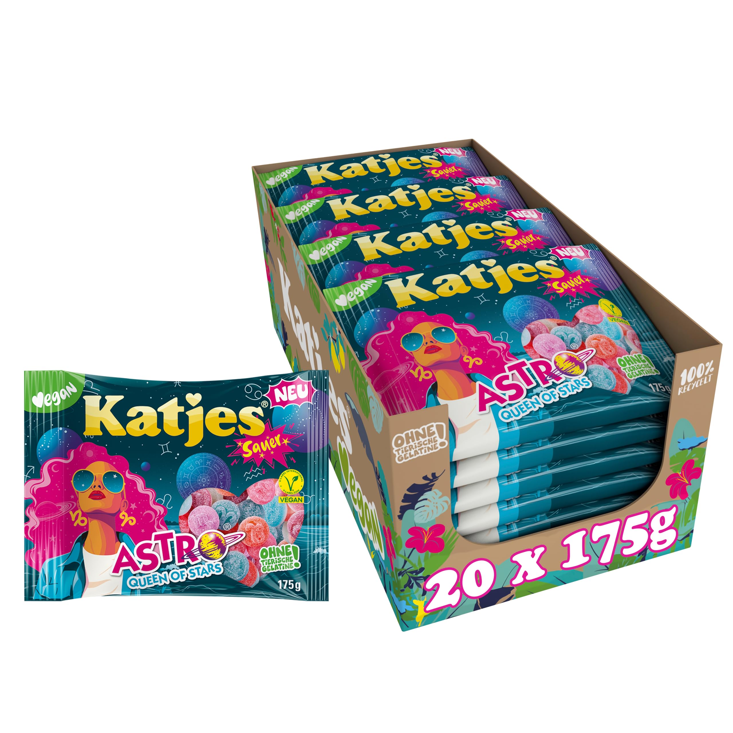 katjes-astro-queen-of-stars-sauer-fruchtgummi-schaumzucker-mix-vegan-18-x-210-g- image 5