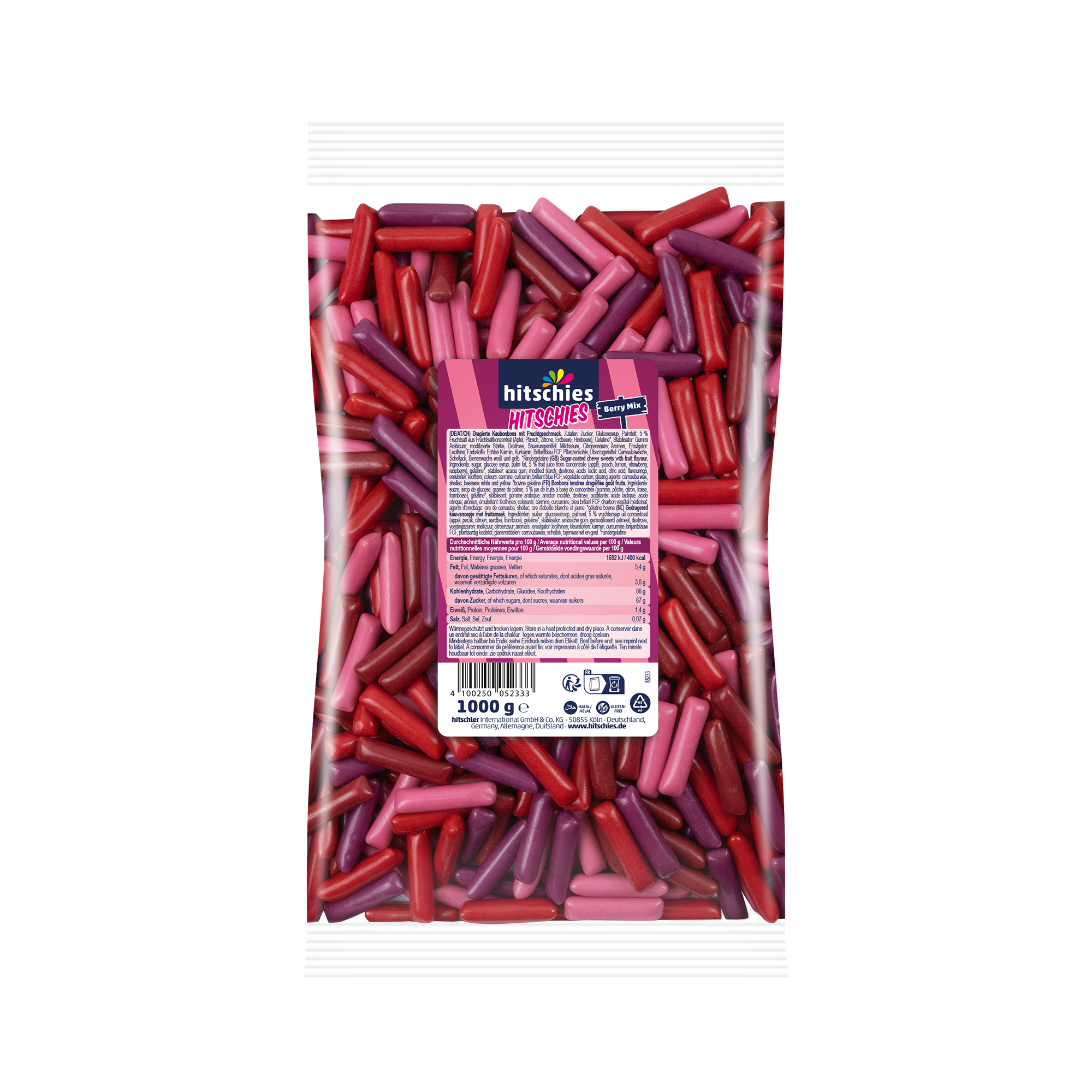 hitschies-hitschies-berry-mix-kaudragees-beeren-mix-1-kg image 1