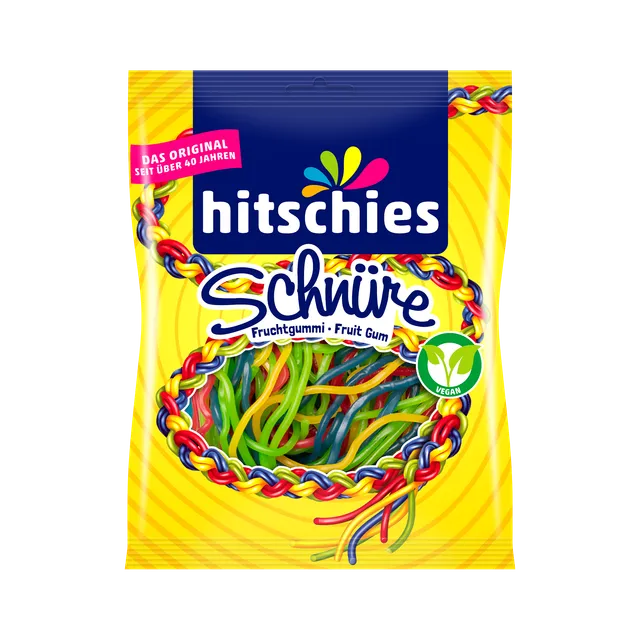 hitschies-schn-re-fruchtgummi-vegan-erdbeere-apfel-blaue-himbeere-zitrone image 1
