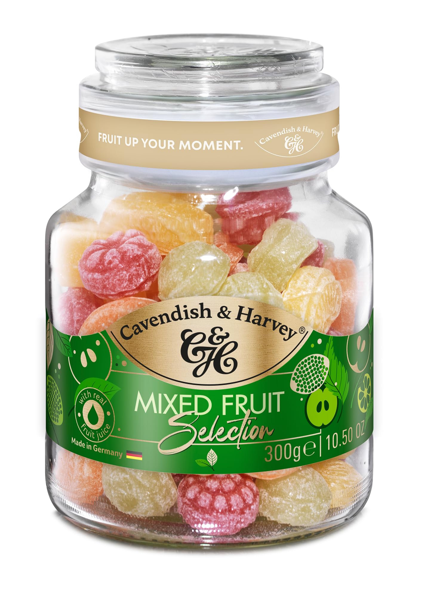 cavendish-harvey-mixed-fruit-selection-fruchtbonbons-im-glas-300-g image 1