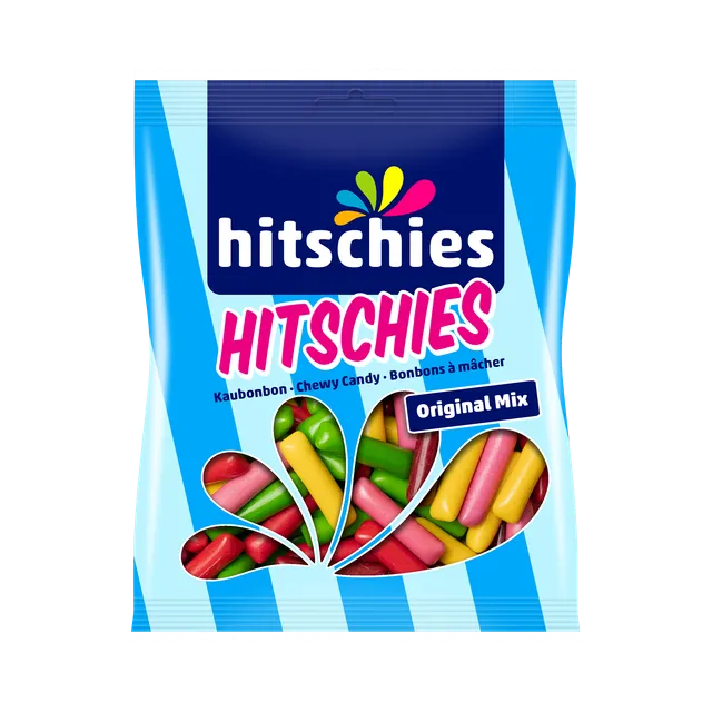 hitschies-hitschies-original-mix-kaudragees-5-sorten-fruchtig-knackig image 1